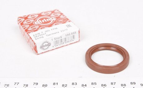 Сальник двигуна N BMW M20/M21/M40, TOYOTA 3S-FE/5S-FE/5VZ-FE 38X50X7 ELRING 586.668