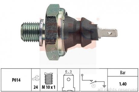 VW Датчик давл. масла 1,2-1,6 bar EPS 1.800.046