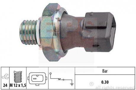 BMW Датчик двления масла 1 E81/87,3 E30/36/46/90/F30,4,5 E28/34/39/60/F10,6,7,X1/3/5/6 EPS 1.800.071