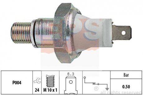 FORD Датчик давления масла SCORPIO 2.5D 93- EPS 1.800.119