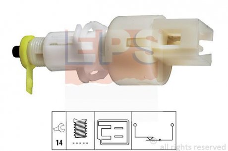 FIAT Выключатель STOP-сигналов Alfa Romeo 145/156,Citroen Jumper,Fiat,Peugeot EPS 1.810.108