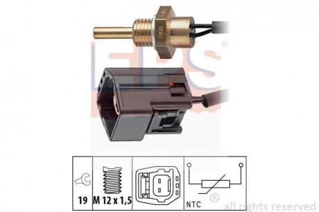 VOLVO Датчик температуры воды C70/S40/S60/S70/S80/V40/V70 EPS 1.830.304