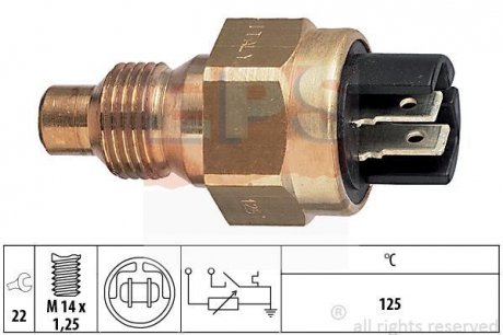 RENAULT Датчик температуры воды R19,21,25,Clio EPS 1.830.510