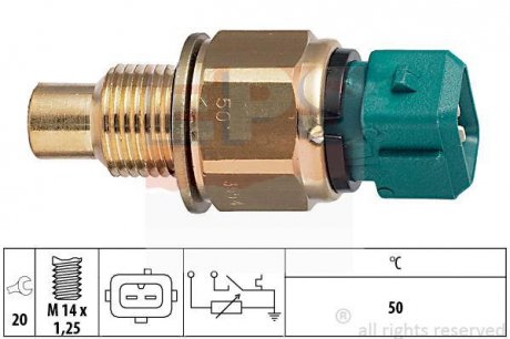 Датчик температуры, 1.9D 50C (D8W) EPS 1 830 554