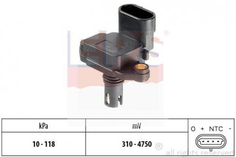 LANDROVER Датчик давления во впускном коллекторе Freelander 1.8/2.5 -06 EPS 1.993.087