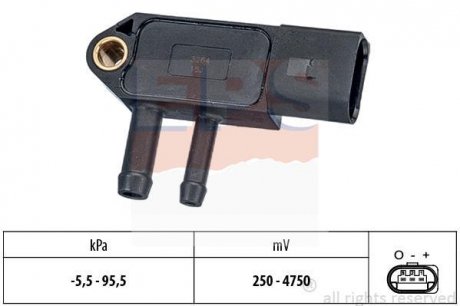 VW Датчик давления ОГ Golf,Passat,T5,Skoda,Audi 1.9-2.5TDI EPS 1.993.264