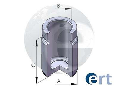 Поршень, корпус скобы тормоза D02566 ERT 150286C