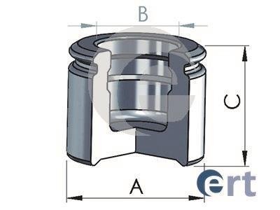 JEEP поршень супорта CHEROKEE 2.4 01-08, CHEROKEE 3.7 01-07, WRANGLER II 4.0 98-07 ERT 151524-C