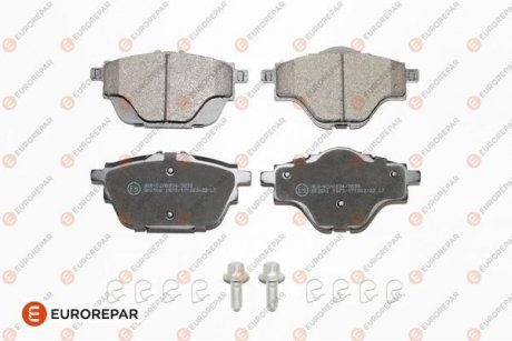 Задние тормозные колодки CITROEN C4 GRAND PICASSO II, C4 PICASSO II, C4 SPACETOURER, C5 AIRCROSS, GRAND C4 SPACETOURER DS DS 7 OPEL GRANDLAND X PEUGEOT 3008, 308 II 1.2-2.0D 02.13- Eurorepar 1619791280