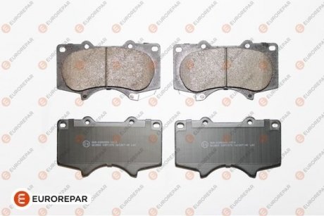 TOYOTA гальмівні колодки передн.Land Cruiser 02-,Fortuner,Mitsubishi Pajero IV 07- Eurorepar 1639379080