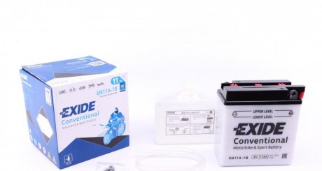 Аккумулятор EXIDE 6N11A-1B