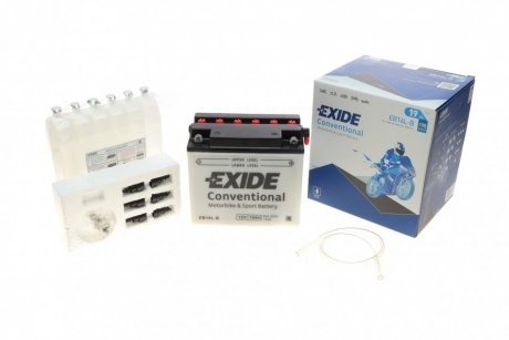 Аккумулятор 19Ah-12v (175х100х155) R, EN190 EXIDE EB16L-B