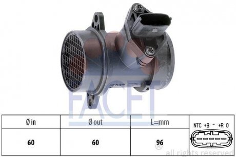 Расходомер воздуха FACET 10.1158