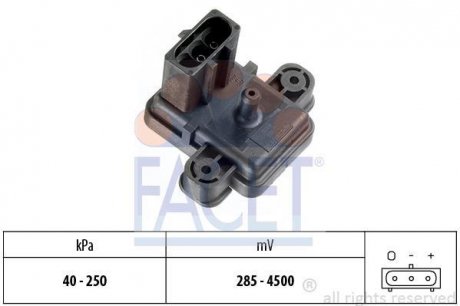 Датчик давления воздуха FACET 10.3059