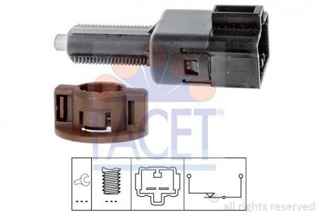 Датчик педали тормоза FACET 7.1211