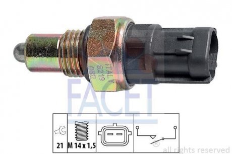 Включатель заднего хода FACET 7.6219