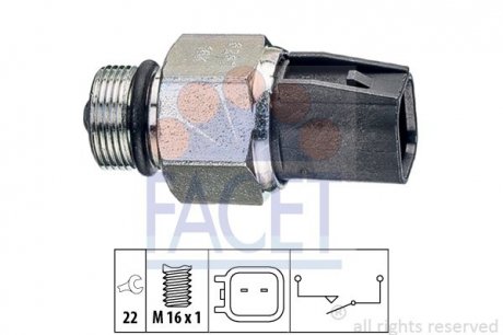 Датчик зад хода Transit V347 06- FACET 7.6267