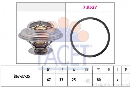 Термостат FACET 7.8623