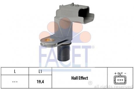 Citroen C2/C3/C4 1.4i 04-11/ Peugeot 206/307 1.4i 03-13 FACET 9.0468