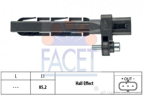 Датчик положення колінчастого вала FACET 9.0758