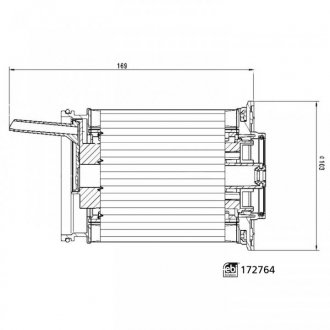 FEBI VW Фильтр топливный Touareg 3.0TDI 17-, AUDI A6 2.0TDI 13-, Q7/Q8 3.0TDI 5- FEBI BILSTEIN 172764