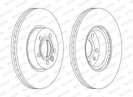 Гальмівний диск FERODO DDF1160C