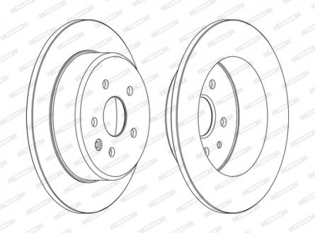 Гальмівний диск FERODO DDF1499C