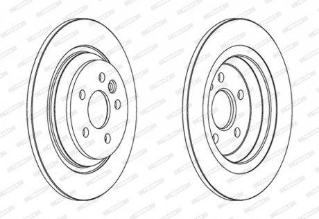 Гальмівний диск FERODO DDF1720C