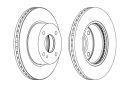 Тормозной диск FERODO DDF1740