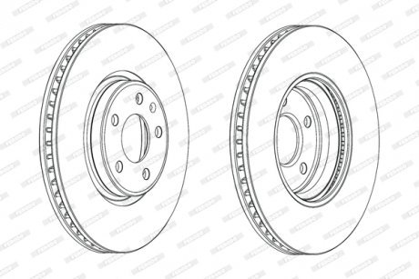 Гальмівний диск FERODO DDF1996C-1
