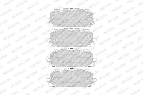 Комплект гальмівних колодок з 4 шт. дисків FERODO FDB4967