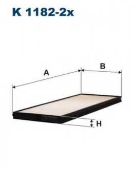 Фільтр салону FILTRON K 1182-2X