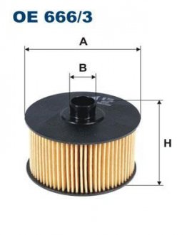 Фільтр масляний FILTRON OE 666/3