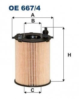 Фільтр масляний FILTRON OE 667/4 (фото 1)