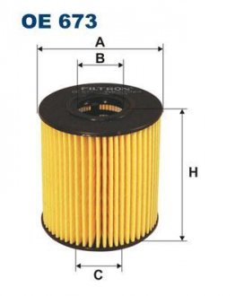 Фільтр масляний FILTRON OE 673