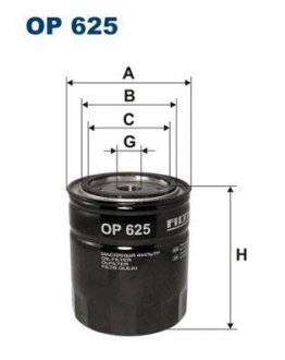 Фільтр масляний FILTRON OP 625