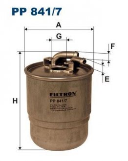 Фільтр палива FILTRON PP 841/7