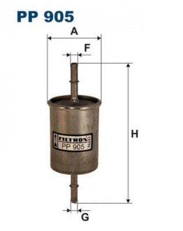 Фильтр топлива FILTRON PP 905