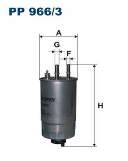 Фильтр топлива FILTRON PP 966/3