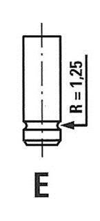 Клапан выпускной PEUGEOT 3443/RCR EX FRECCIA R3443RCR