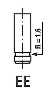 Клапан випускний HYUNDAI/MITSUBISHI EX FRECCIA R4922/RNT