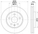 Тормозной диск перед. Insignia A/Malibu 08- 1.4-2.4 (PRO) 8DD355116-031