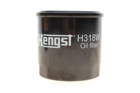 Фильтр масляный двигателя CHEVROLET AVEO 1.2 08-, RAVON 1.5 15- (HENGST) HENGST FILTER H318W