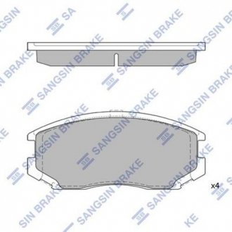 Комплект гальмівних колодок - дискові Hi-Q (SANGSIN) SP1142A