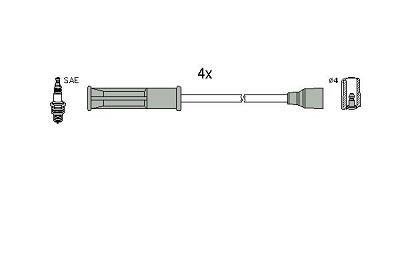 Провода зажигания HITACHI 134516