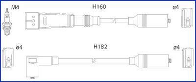 Комплект кабелів високовольтних HITACHI 134717