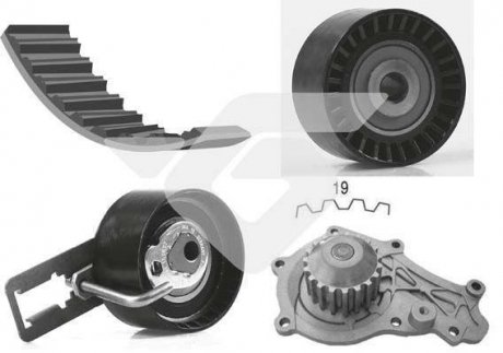 Комплект грм (kh 450wp64) HUTCHINSON KH450WP64