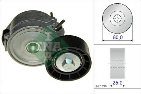 Натягувач ременя генератора, 1.6 16V INA 534 0447 10