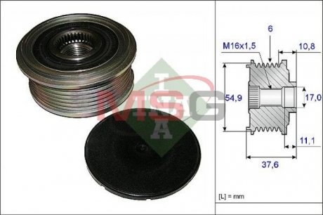 Шкив генератора INA 535 0123 10
