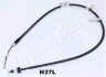 JAPANPARTS HYUNDAI Трос ручн.тормоза лев.Getz 02- (диск.с ABS) BC-H37L